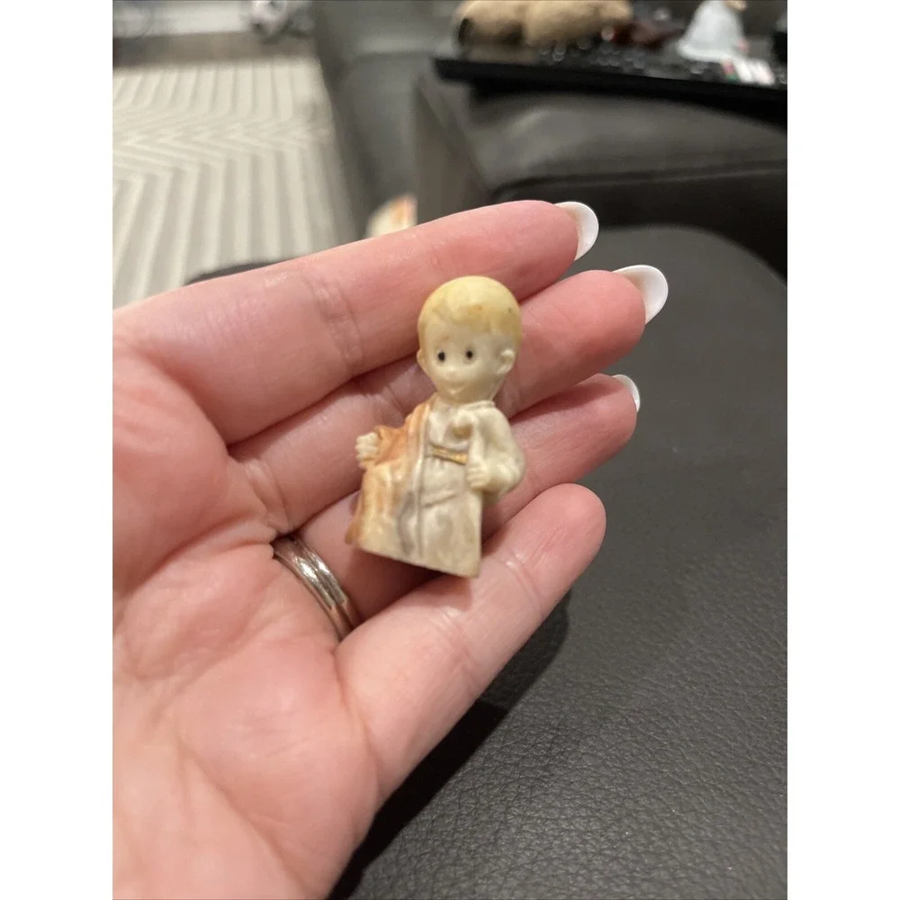 Vintage‎ Tiny Children's Nativity 2 Piece Set